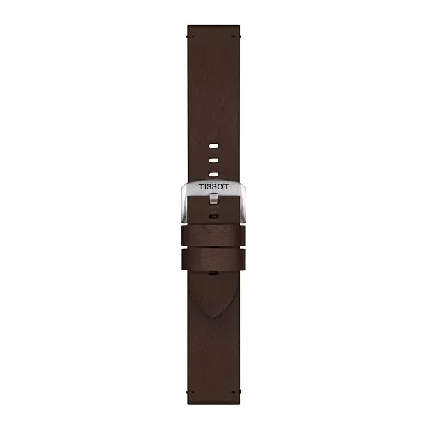 Dây đeo chất liệu tổng hợp màu nâu Tissot 22 mm T852.048.221