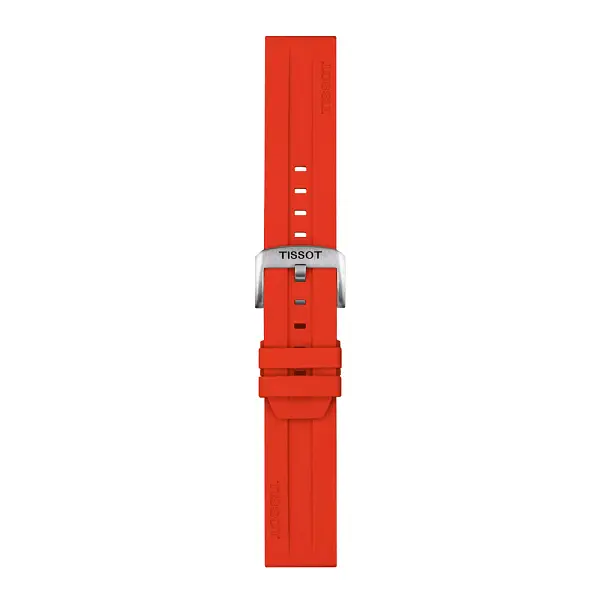 Dây silicone đỏ Tissot 22 mm T852.047.920