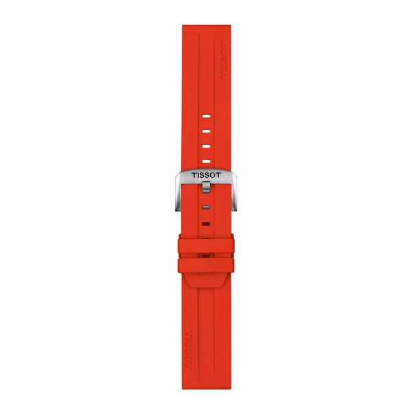 Dây silicone đỏ Tissot 22 mm T852.047.920