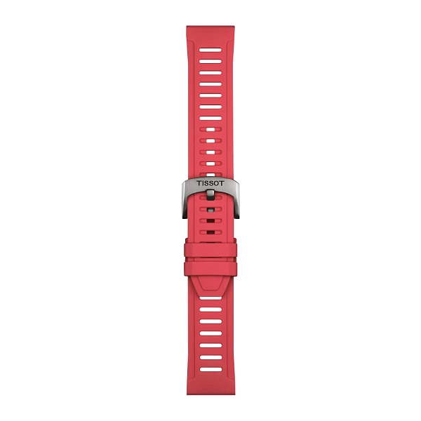 Dây silicon đỏ Tissot 21 mm T852.049.243