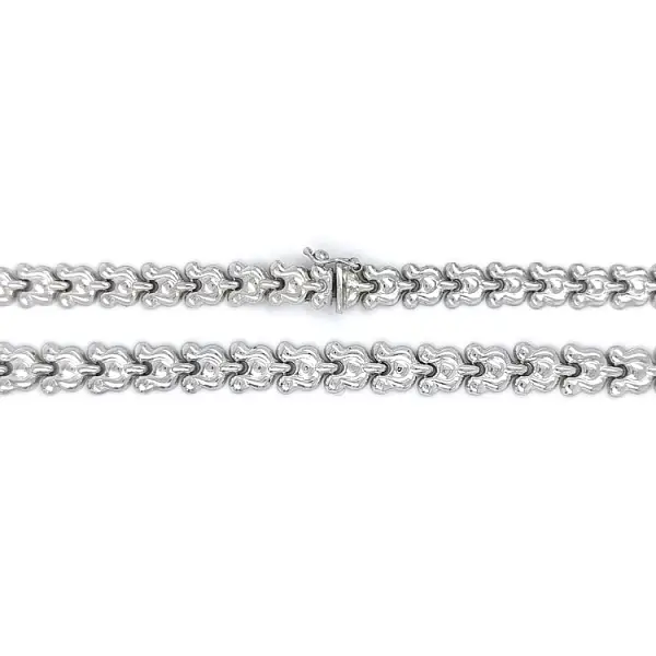 Dây chuyền nữ vàng trắng