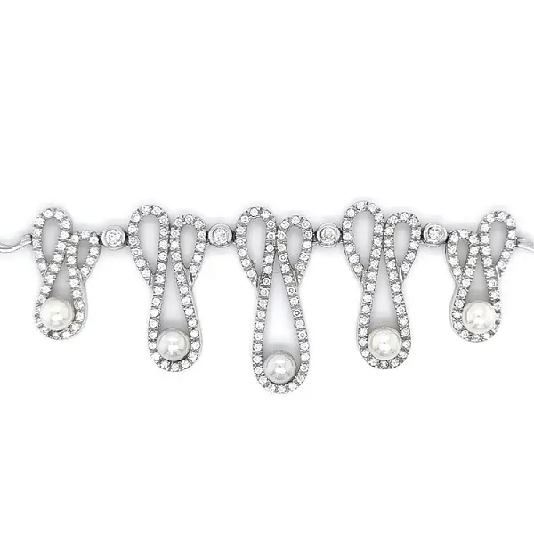 Bông tai stud nữ vàng trắng