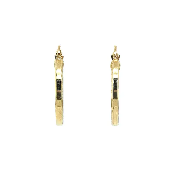 Bông tai vòng vàng thanh lịch