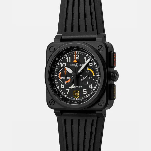 Bell & Ross BR-03 Chrono Rafale Solo Display BR0394-RSD-CE/SRB