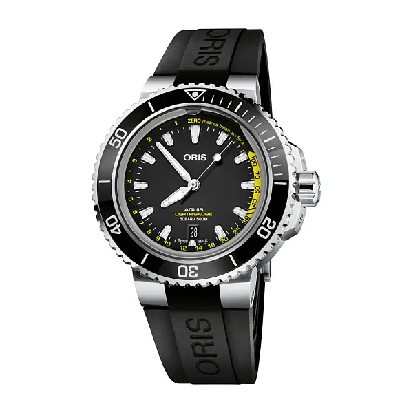 Oris Aquis Đồng hồ đo độ sâu 01 733 7755 4154-Bộ RS