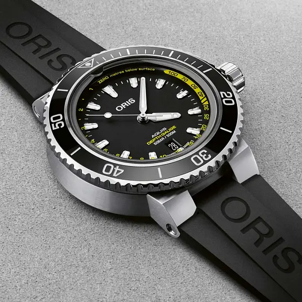 Oris Aquis Đồng hồ đo độ sâu 01 733 7755 4154-Bộ RS