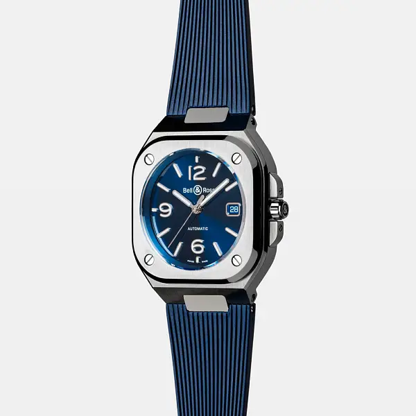Bell &amp; Ross BR05 Thép Xanh BR05A-BLU-ST/SRB