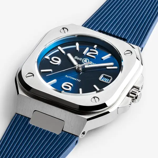 Bell &amp; Ross BR05 Thép Xanh BR05A-BLU-ST/SRB