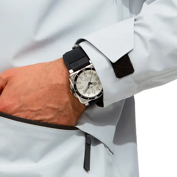 Bell &amp; Ross BR03-92 Diver Trắng BR0392-D-WH-ST/SRB