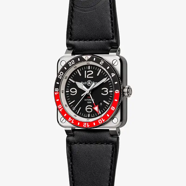 Bell &amp; Ross BR 03-93 GMT BR0393-BL-ST/SCA