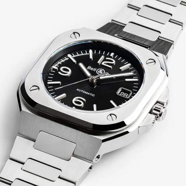 Bell &amp; Ross BR 05 Thép Đen BR05A-BL-ST/SST