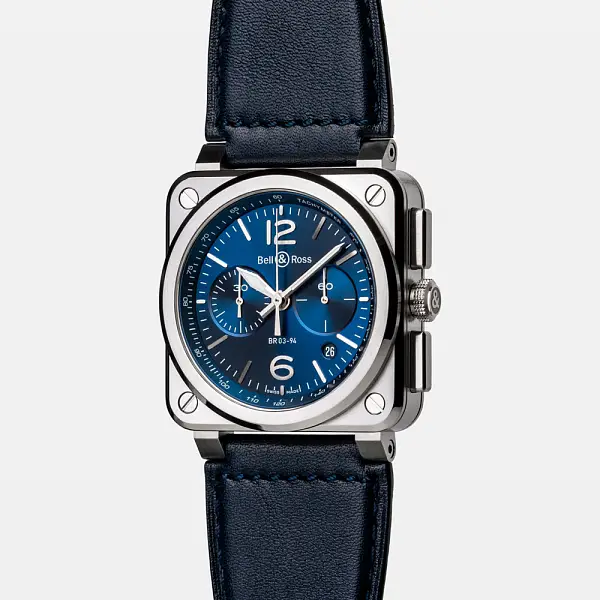 Bell &amp; Ross Blue Steel BR0394-BLU-ST/SCA