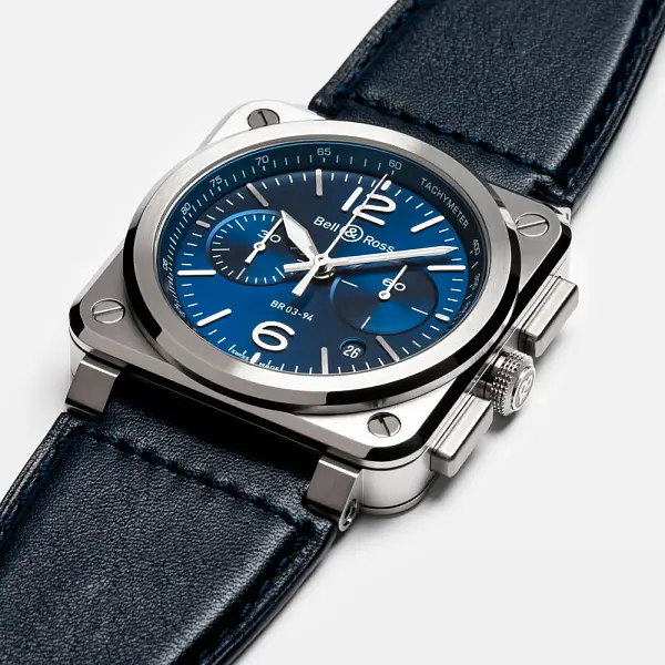 Bell &amp; Ross Blue Steel BR0394-BLU-ST/SCA
