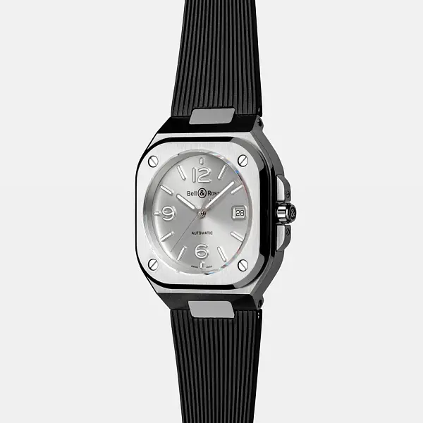 Bell &amp; Ross BR 05 Thép xám BR05A-GR-ST/SBR
