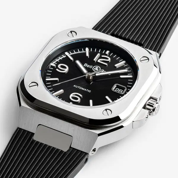 Bell &amp; Ross BR 05 Thép Đen BR05A-BL-ST/SRB