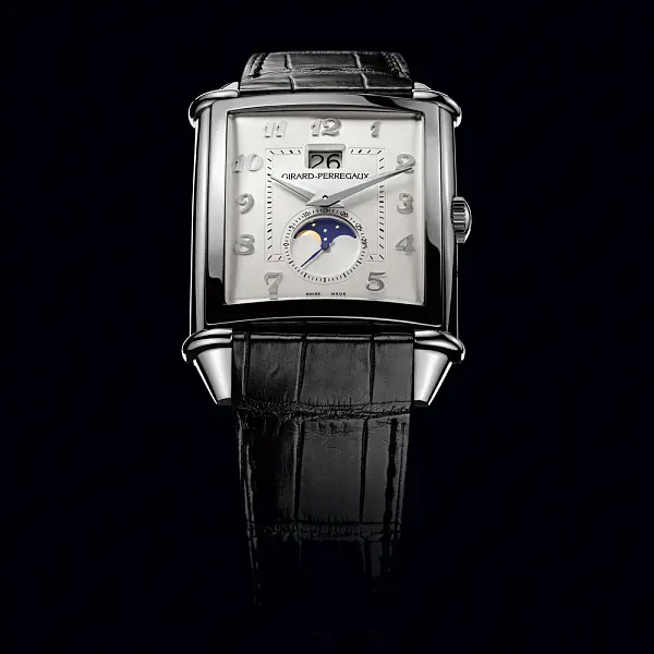 Đồng hồ cổ điển năm 1945, kích thước XXL, hiển thị ngày lớn và pha trăng 25882-11-121-BB6B