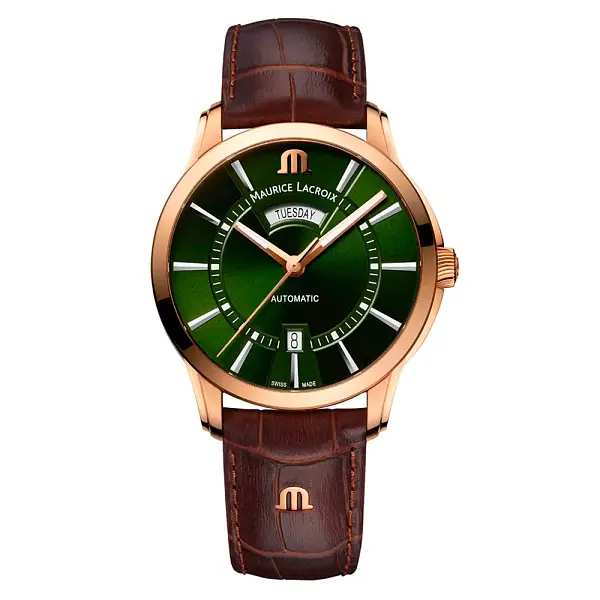 Maurice Lacroix Pontos Ngày và Ngày trong Tuần 41 mm PT6358-BRZ01-63E-3