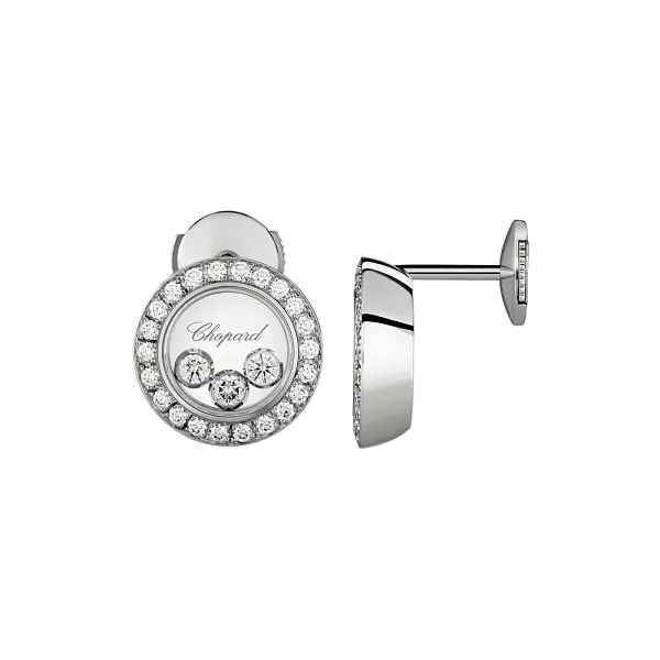 Vòng tai vàng Chopard Happy Diamonds 83A018-1201