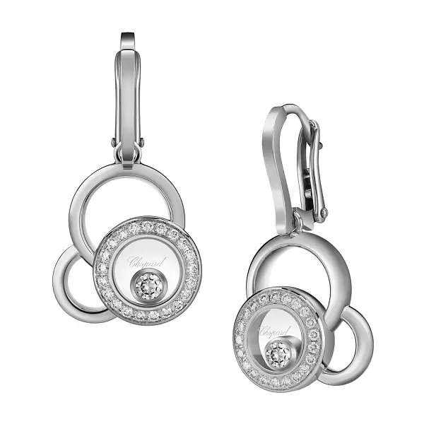 Vòng tai vàng Chopard Happy Diamonds 839769-1002