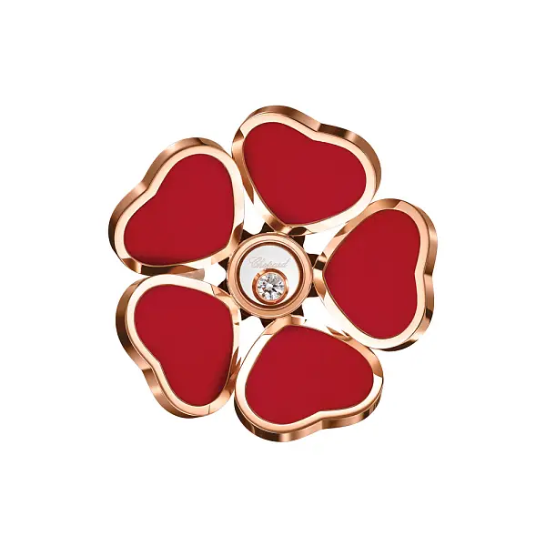 Nhẫn vàng Chopard Happy Hearts Hoa 82A085-5811