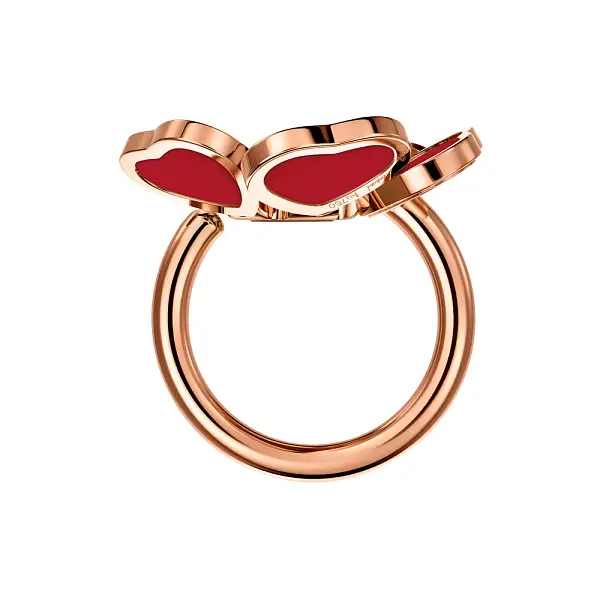 Nhẫn vàng Chopard Happy Hearts Hoa 82A085-5811