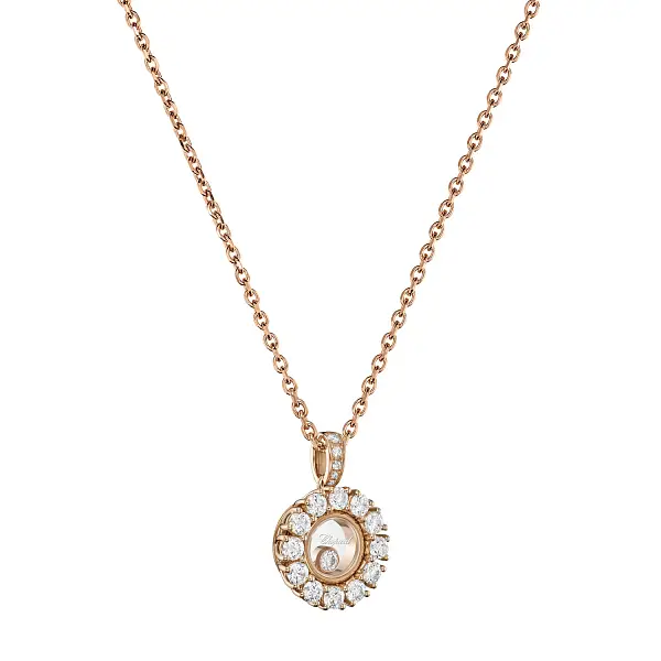 Mặt dây chuyền vàng Chopard Happy Diamonds 79A609-5001