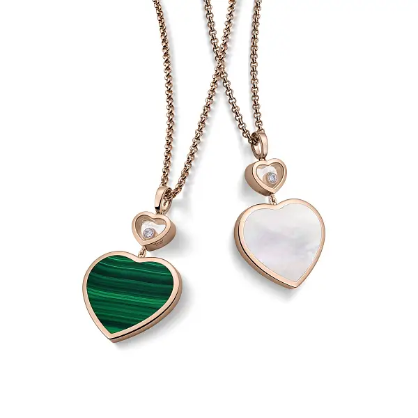 Mặt dây chuyền vàng Chopard Happy Hearts 79A075-5301