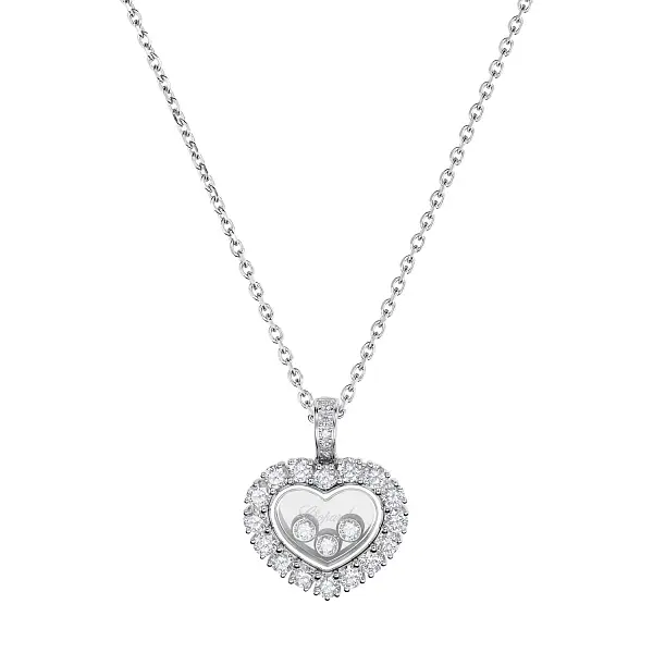 Mặt dây chuyền vàng Chopard Happy Diamonds 79A615-1001