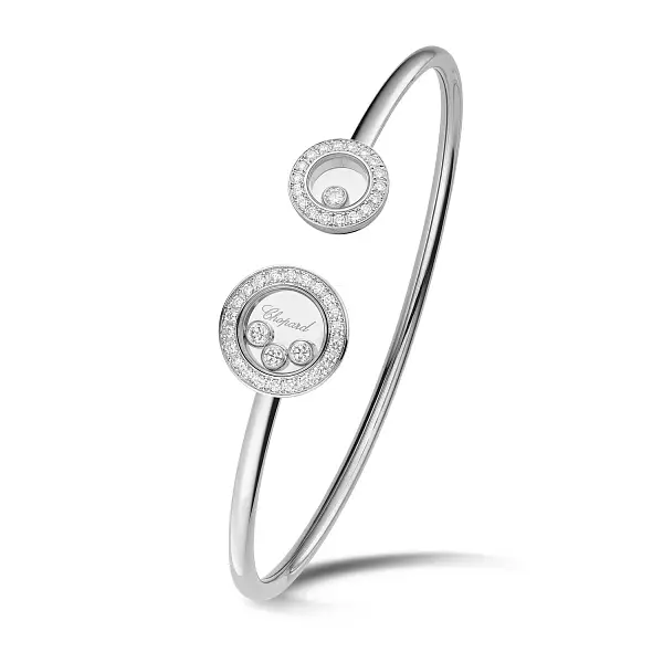 Vòng tay kim cương Chopard Happy Diamonds 85A618-1202