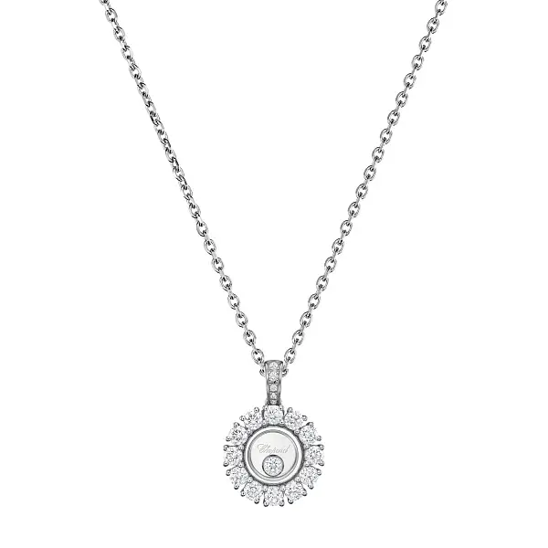 Vòng cổ Chopard Happy Diamonds bằng vàng 79A609-1001