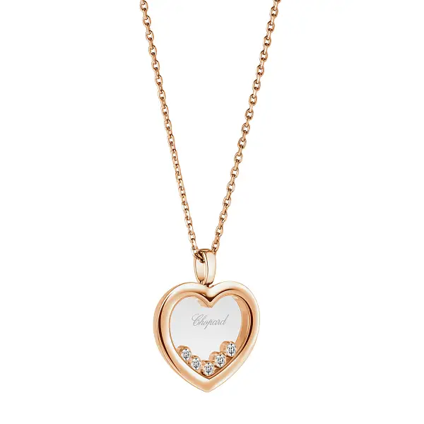 Mặt dây chuyền vàng Chopard Happy Diamonds 79A039-5001