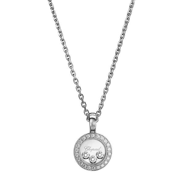 Mặt dây chuyền vàng Chopard Happy Diamonds 79A018-1201