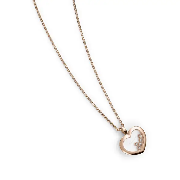 Vòng cổ Chopard Happy Diamonds bằng vàng 79A038-5001