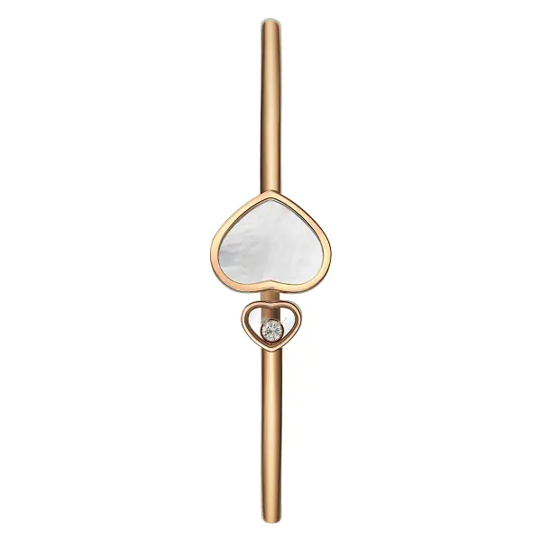 Vòng tay Chopard Happy Hearts bằng vàng 14cm 857482-5301