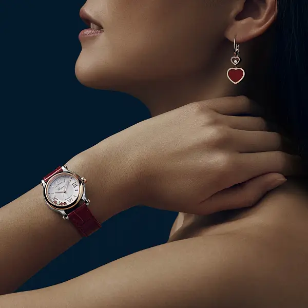 Vòng tai vàng Chopard Happy Hearts 837482-5810