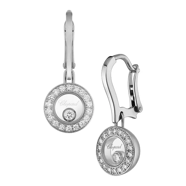 Vòng tai vàng Chopard Happy Diamonds 83A017-1401