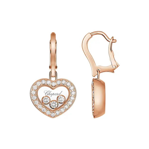 Vòng tai vàng Chopard Happy Diamonds 83A611-5401