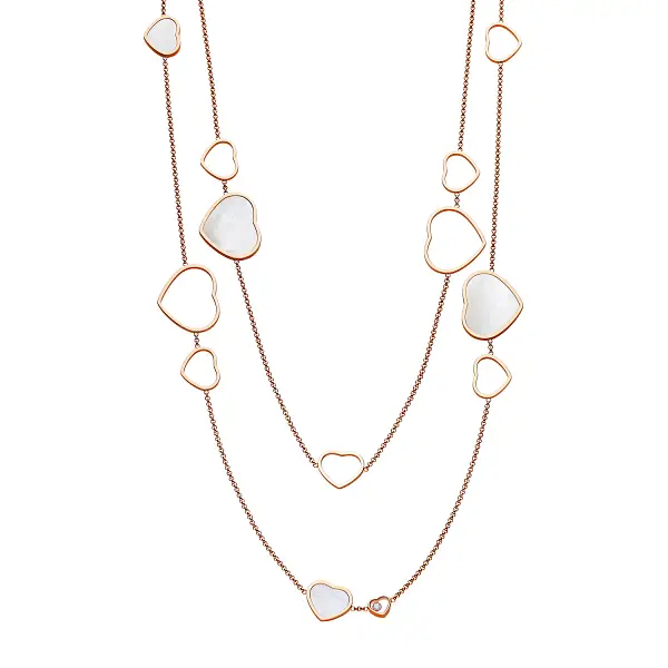 Vòng cổ Chopard Happy Hearts bằng vàng 817482-5301