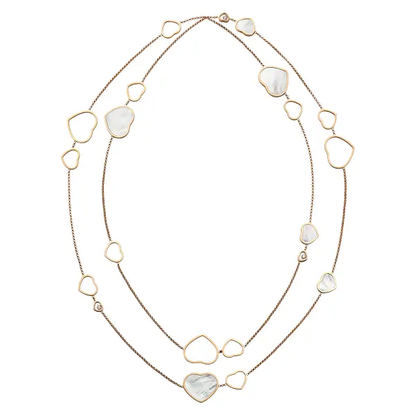 Vòng cổ Chopard Happy Hearts bằng vàng 817482-5301