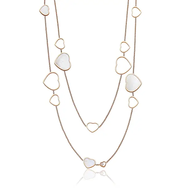 Vòng cổ Chopard Happy Hearts bằng vàng 817482-5301