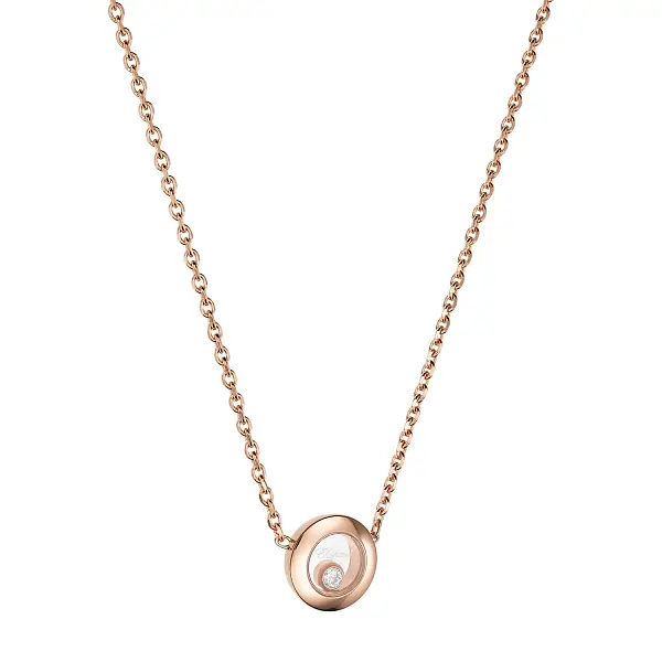 Vòng cổ Chopard Happy Diamonds bằng vàng 81A017-5001