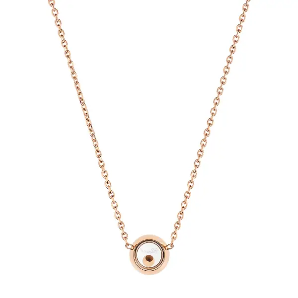 Vòng cổ Chopard Happy Diamonds bằng vàng 81A017-5001