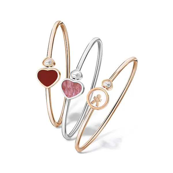 Vòng tay Chopard Happy Hearts vàng 857482-5704