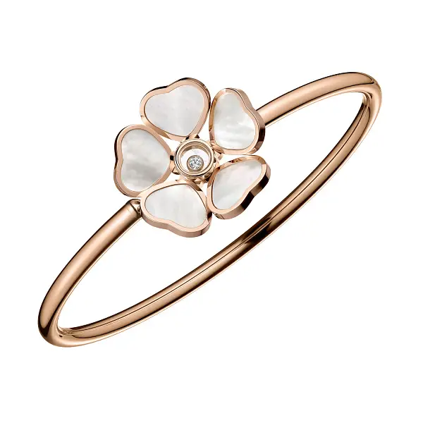 Vòng tay hoa Chopard Happy Herats vàng 85A085-5302