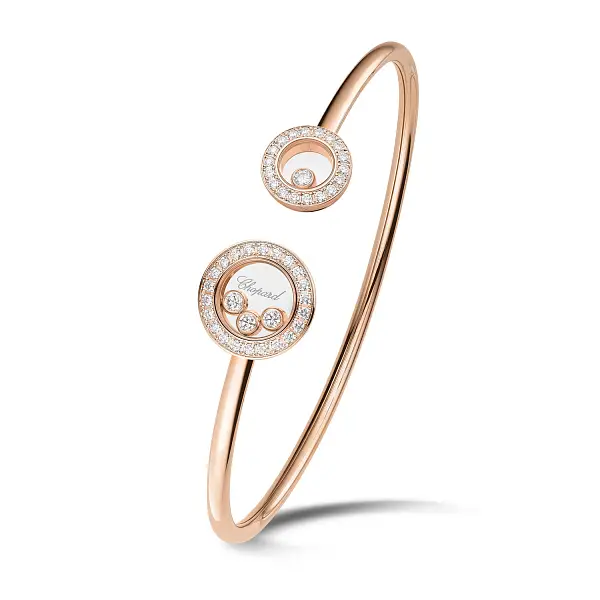 Vòng tay Chopard Happy Diamonds vàng 85A618-5202