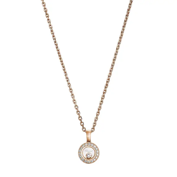 Mặt dây chuyền vàng Chopard Happy Diamonds 79A017-5201