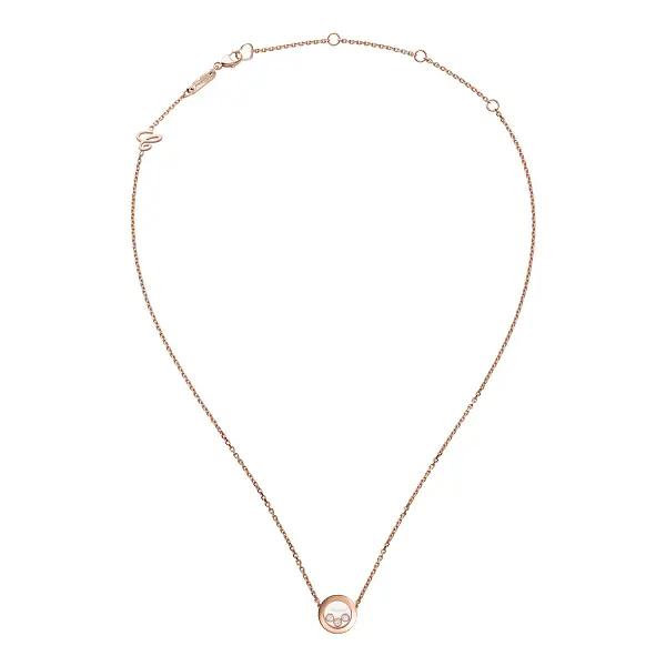 Vòng cổ Chopard Happy Diamonds bằng vàng 81A018-5001