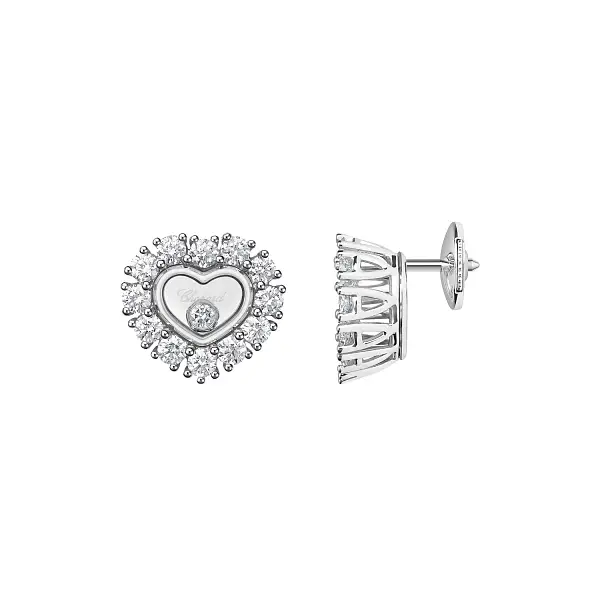 Vòng tai vàng Chopard Happy Diamonds 83A616-1001