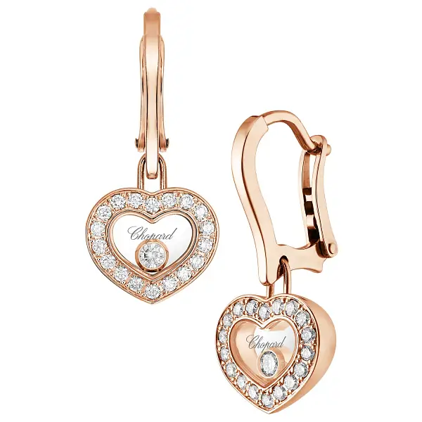 Vòng tai vàng Chopard Happy Diamonds 83A054-5401