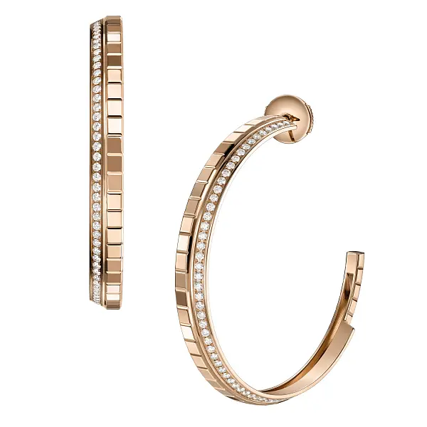 Vòng tai vàng Chopard Ice Cube 837008-5002